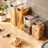 1PC Sealed Jar Airtight Container Grain Pasta Storage Box Plastic Moisture - proof Box Household Kitchen Organizer Seasoning Jars - MAGUSTA BEAUTY
