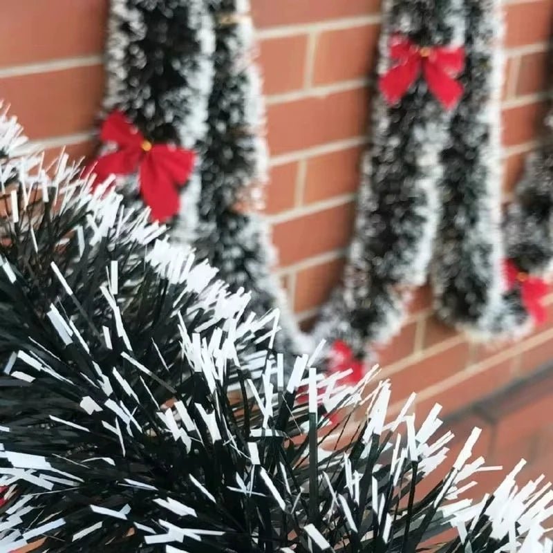 1PCS 2M Christmas Eve Decoration Bar Tops Ribbon Garland Christmas Tree Kitchen Ornaments Wedding Party Decoration Prop - MAGUSTA BEAUTY