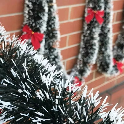 1PCS 2M Christmas Eve Decoration Bar Tops Ribbon Garland Christmas Tree Kitchen Ornaments Wedding Party Decoration Prop - MAGUSTA BEAUTY