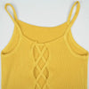 1pcs Girls Summer Crop Tops Women Sleeveless Sexy Bandage T Shirt Top Fashion Black Lace Up Tank Top Tumblr Ladies - MAGUSTA BEAUTY