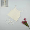 1pcs Girls Summer Crop Tops Women Sleeveless Sexy Bandage T Shirt Top Fashion Black Lace Up Tank Top Tumblr Ladies - MAGUSTA BEAUTY