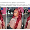 200 Density Burgundy 13x6 HD Lace Frontal Human Hair Wig 99j Body Wave 13x4 Lace Front Wigs Human Hair Brazilian Lace Wigs - MAGUSTA BEAUTY