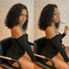 200% Short Curly Bob Wigs Lace Front Human Hair Wigs 13x4 4x4 Deep Wave Lace Frontal Wigs 100% Human Hair Brazilian Hair 14 Inch - MAGUSTA BEAUTY