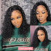 200% Short Curly Bob Wigs Lace Front Human Hair Wigs 13x4 4x4 Deep Wave Lace Frontal Wigs 100% Human Hair Brazilian Hair 14 Inch - MAGUSTA BEAUTY