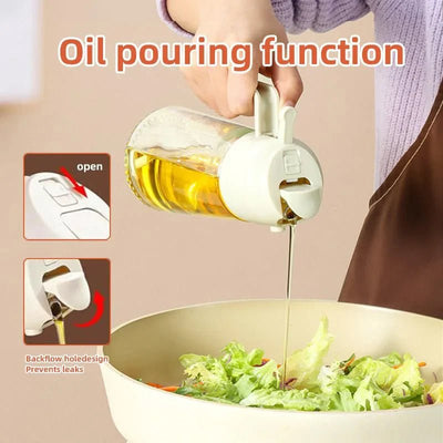 200/300ml Oil Spray Bottle Camping BBQ Cooking Kitchen Baking Olive Oil Soy Sauce Dispenser Vinegar Air Fryer Sprayer Gadgets - MAGUSTA BEAUTY