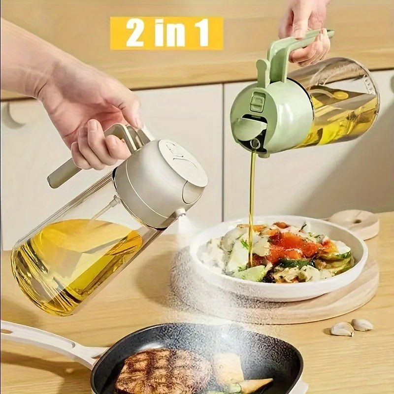 200/300ml Oil Spray Bottle Camping BBQ Cooking Kitchen Baking Olive Oil Soy Sauce Dispenser Vinegar Air Fryer Sprayer Gadgets - MAGUSTA BEAUTY