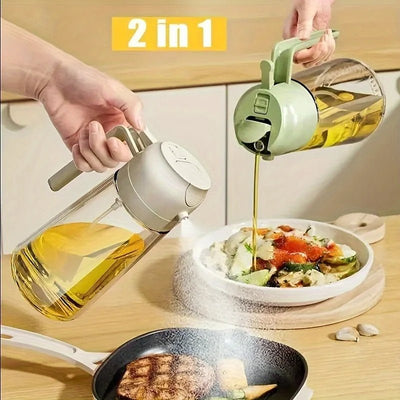 200/300ml Oil Spray Bottle Camping BBQ Cooking Kitchen Baking Olive Oil Soy Sauce Dispenser Vinegar Air Fryer Sprayer Gadgets - MAGUSTA BEAUTY