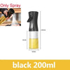 200/300ml Oil Spray Bottle Camping BBQ Cooking Kitchen Baking Olive Oil Soy Sauce Dispenser Vinegar Air Fryer Sprayer Gadgets - MAGUSTA BEAUTY