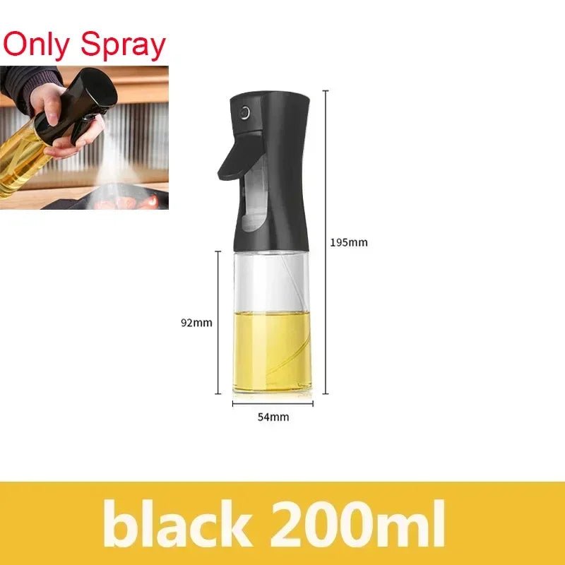 200/300ml Oil Spray Bottle Camping BBQ Cooking Kitchen Baking Olive Oil Soy Sauce Dispenser Vinegar Air Fryer Sprayer Gadgets - MAGUSTA BEAUTY