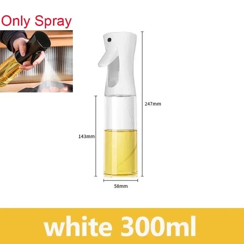 200/300ml Oil Spray Bottle Camping BBQ Cooking Kitchen Baking Olive Oil Soy Sauce Dispenser Vinegar Air Fryer Sprayer Gadgets - MAGUSTA BEAUTY
