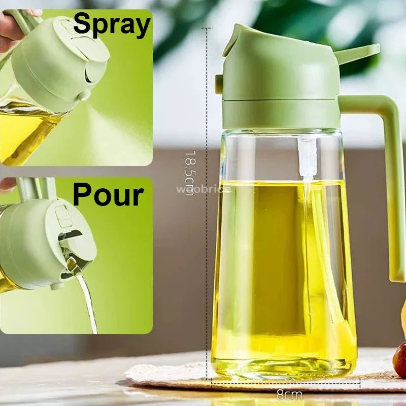 200/300ml Oil Spray Bottle Camping BBQ Cooking Kitchen Baking Olive Oil Soy Sauce Dispenser Vinegar Air Fryer Sprayer Gadgets - MAGUSTA BEAUTY