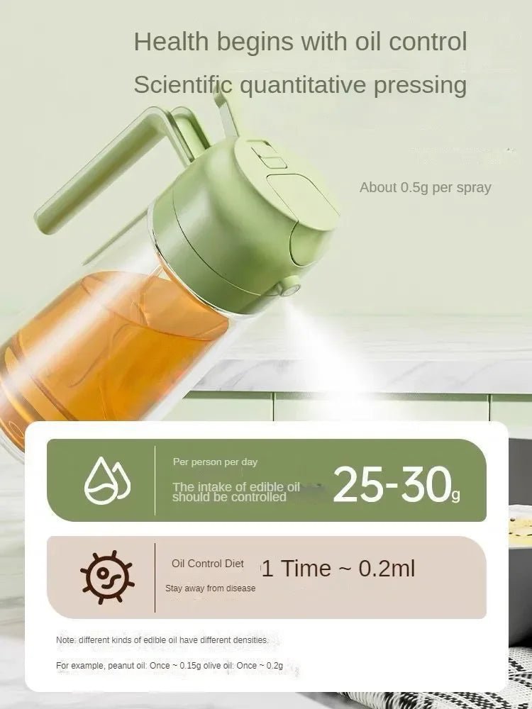 200/300ml Oil Spray Bottle Camping BBQ Cooking Kitchen Baking Olive Oil Soy Sauce Dispenser Vinegar Air Fryer Sprayer Gadgets - MAGUSTA BEAUTY