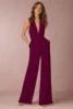 2022 New Fashion Backless Jumpsuits Women Solid Sleeveless Rompers Casual Overalls Halter Sexy Jumpsuit for Women - MAGUSTA BEAUTY