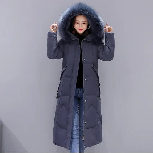 2022 New Snow Wear Coat Parkas Winter Jacket Women Hooded Fur Collar Parka Thick Warm Female Jackets Student Coats Women Clothes - MAGUSTA BEAUTY