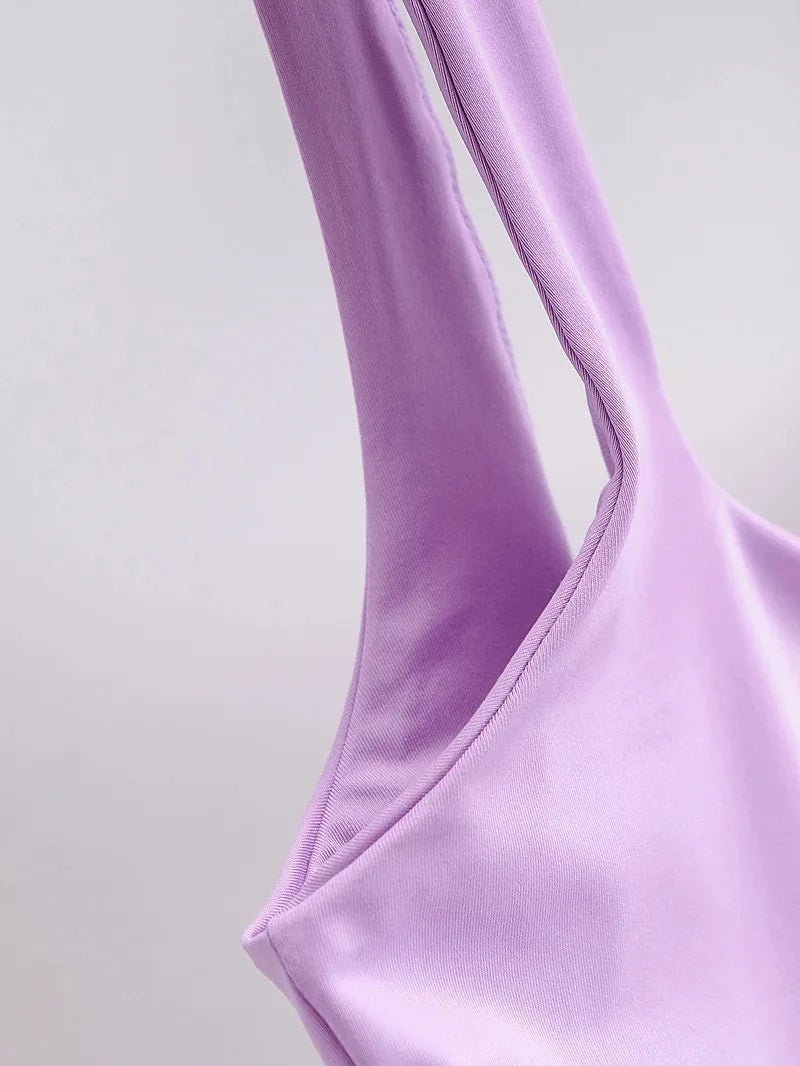 2022 Summer Women Sexy Sleeveless Tops Fashion Short Square Collar Tank Tops 6 Colors - MAGUSTA BEAUTY