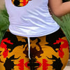 2022 Summer Women's Casual Fashionraglan Sleeve Tie Dye Top + Pants Two Piece Camo Pants Leopard Print Tow Piece Set Ladies Suit - MAGUSTA BEAUTY