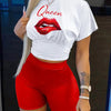 2022 Summer Women's Casual Fashionraglan Sleeve Tie Dye Top + Pants Two Piece Camo Pants Leopard Print Tow Piece Set Ladies Suit - MAGUSTA BEAUTY
