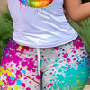 2022 Summer Women's Casual Fashionraglan Sleeve Tie Dye Top + Pants Two Piece Camo Pants Leopard Print Tow Piece Set Ladies Suit - MAGUSTA BEAUTY