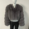 2023 New Short Style Real Fox Fur Coat Winter Woman Natural Warm Fashion Luxury - MAGUSTA BEAUTY