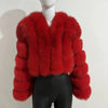 2023 New Short Style Real Fox Fur Coat Winter Woman Natural Warm Fashion Luxury - MAGUSTA BEAUTY