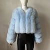 2023 New Short Style Real Fox Fur Coat Winter Woman Natural Warm Fashion Luxury - MAGUSTA BEAUTY