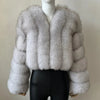 2023 New Short Style Real Fox Fur Coat Winter Woman Natural Warm Fashion Luxury - MAGUSTA BEAUTY