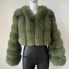 2023 New Short Style Real Fox Fur Coat Winter Woman Natural Warm Fashion Luxury - MAGUSTA BEAUTY