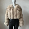 2023 New Short Style Real Fox Fur Coat Winter Woman Natural Warm Fashion Luxury - MAGUSTA BEAUTY