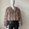 2023 New Short Style Real Fox Fur Coat Winter Woman Natural Warm Fashion Luxury - MAGUSTA BEAUTY
