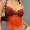 2023 Women's Summer Crop Tops Sexy Hollow Tank Tops Brown Bras Seamless Underwear Slim Sleeveless Tube Tops Y2K Club Party Camis - MAGUSTA BEAUTY