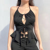 2023 Women's Summer Crop Tops Sexy Hollow Tank Tops Brown Bras Seamless Underwear Slim Sleeveless Tube Tops Y2K Club Party Camis - MAGUSTA BEAUTY