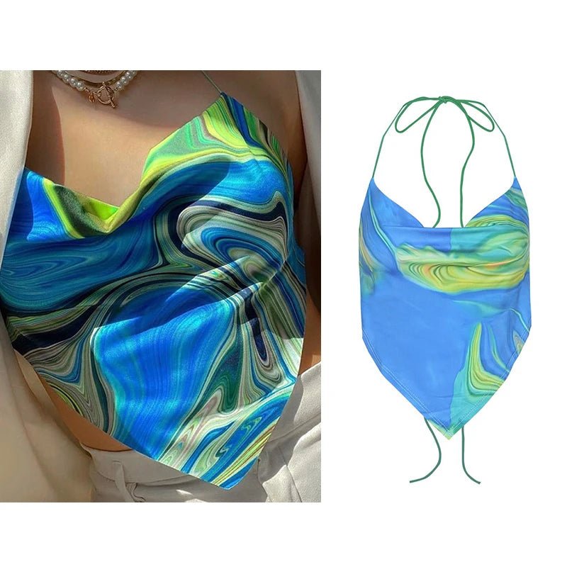 2023 Women's Summer Crop Tops Sexy Hollow Tank Tops Brown Bras Seamless Underwear Slim Sleeveless Tube Tops Y2K Club Party Camis - MAGUSTA BEAUTY