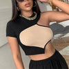 2023 Women's Summer Crop Tops Sexy Hollow Tank Tops Brown Bras Seamless Underwear Slim Sleeveless Tube Tops Y2K Club Party Camis - MAGUSTA BEAUTY