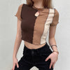 2023 Women's Summer Crop Tops Sexy Hollow Tank Tops Brown Bras Seamless Underwear Slim Sleeveless Tube Tops Y2K Club Party Camis - MAGUSTA BEAUTY