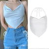 2023 Women's Summer Crop Tops Sexy Hollow Tank Tops Brown Bras Seamless Underwear Slim Sleeveless Tube Tops Y2K Club Party Camis - MAGUSTA BEAUTY