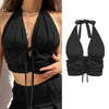 2023 Women's Summer Crop Tops Sexy Hollow Tank Tops Brown Bras Seamless Underwear Slim Sleeveless Tube Tops Y2K Club Party Camis - MAGUSTA BEAUTY