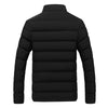 2024 Black New Men's Warm Jacket Cotton Padded Jacket Casual Sports Autumn Winter Men Standing Collar Warm Thick Parker Coat Jac - MAGUSTA BEAUTY