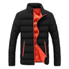 2024 Black New Men's Warm Jacket Cotton Padded Jacket Casual Sports Autumn Winter Men Standing Collar Warm Thick Parker Coat Jac - MAGUSTA BEAUTY