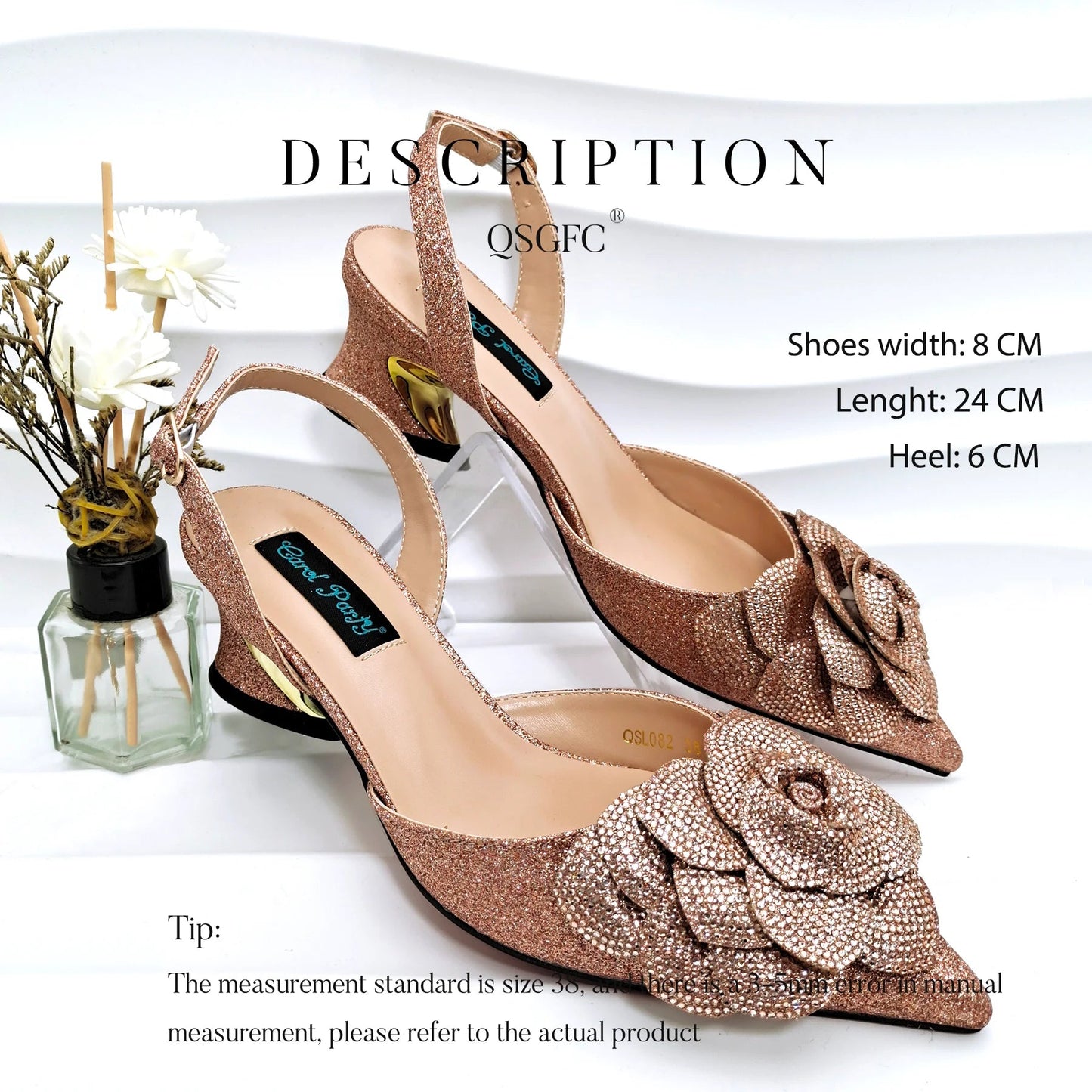 2024 Elegant Ladies Shoes with Bag Set Italian Design Evening Shoes with Bag Comfortable Pointed Toe Shoes For Party Women Shoes - MAGUSTA BEAUTY