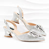 2024 Elegant Ladies Shoes with Bag Set Italian Design Evening Shoes with Bag Comfortable Pointed Toe Shoes For Party Women Shoes - MAGUSTA BEAUTY