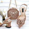 2024 Elegant Ladies Shoes with Bag Set Italian Design Evening Shoes with Bag Comfortable Pointed Toe Shoes For Party Women Shoes - MAGUSTA BEAUTY