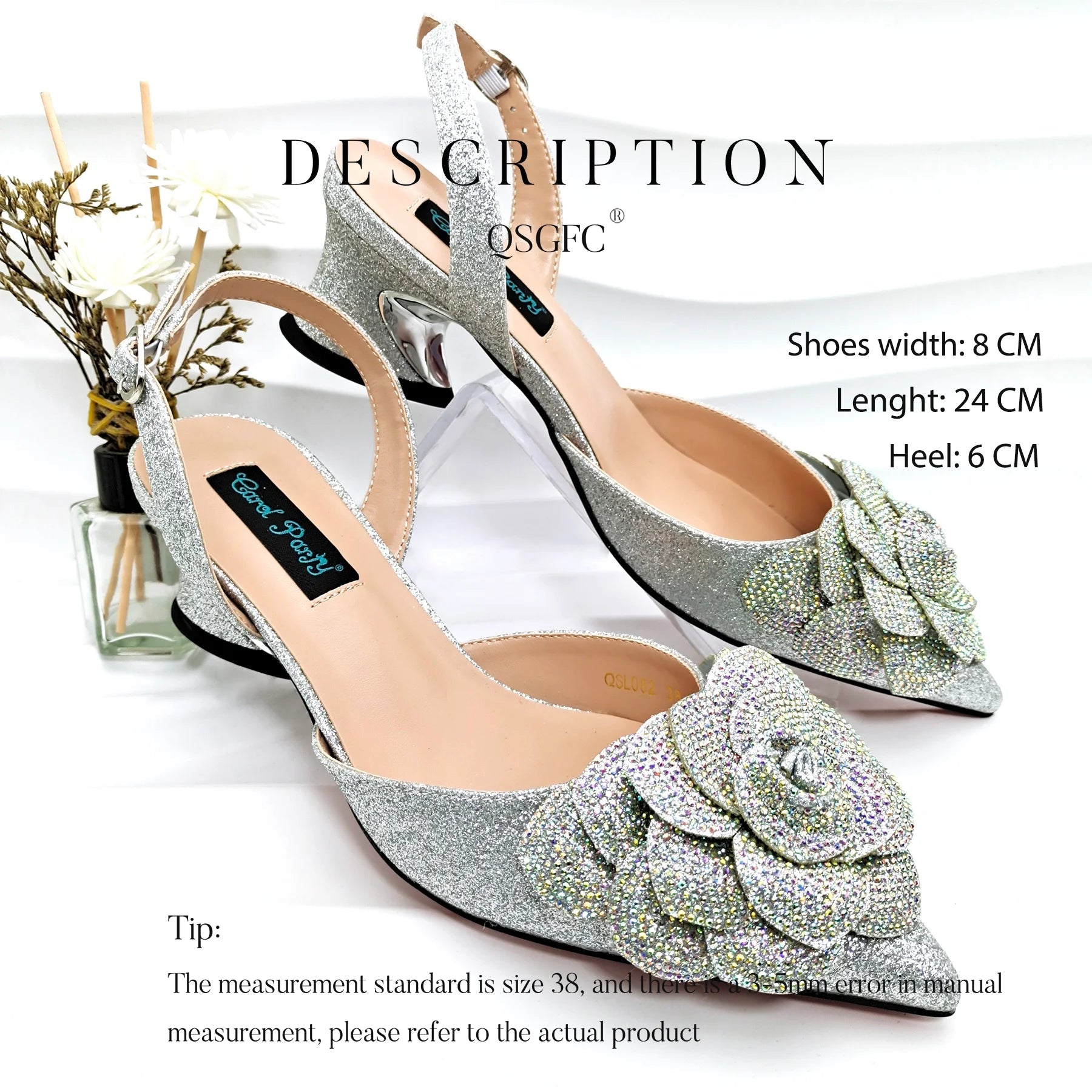 2024 Elegant Ladies Shoes with Bag Set Italian Design Evening Shoes with Bag Comfortable Pointed Toe Shoes For Party Women Shoes - MAGUSTA BEAUTY