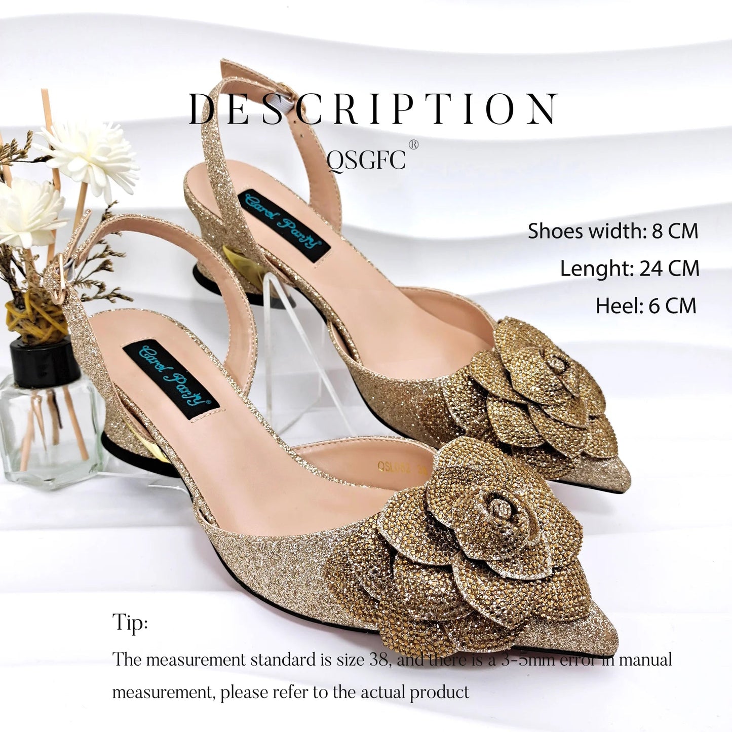 2024 Elegant Ladies Shoes with Bag Set Italian Design Evening Shoes with Bag Comfortable Pointed Toe Shoes For Party Women Shoes - MAGUSTA BEAUTY
