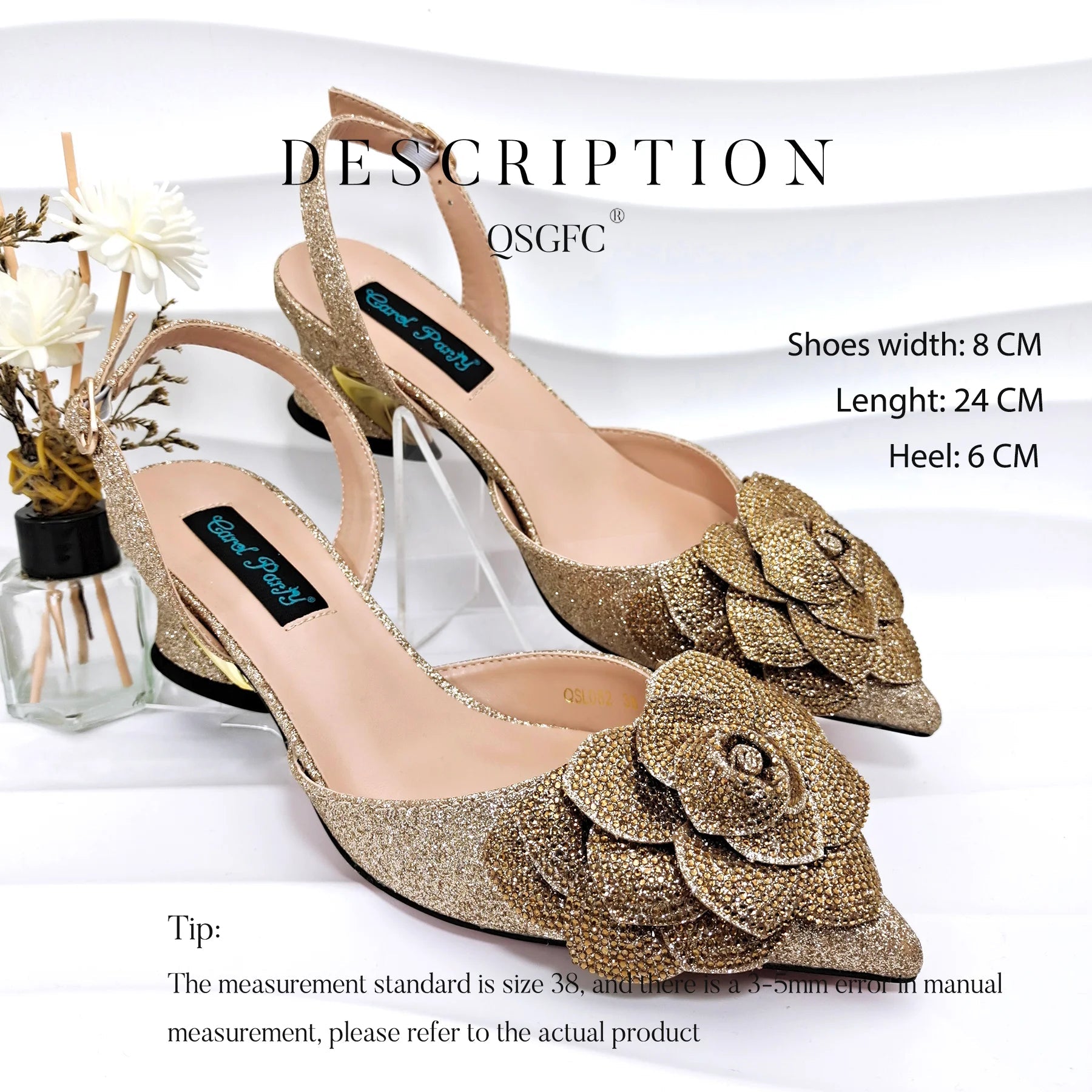 2024 Elegant Ladies Shoes with Bag Set Italian Design Evening Shoes with Bag Comfortable Pointed Toe Shoes For Party Women Shoes - MAGUSTA BEAUTY