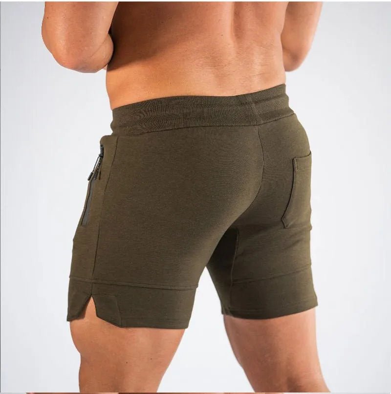 2024 new Sports Shorts Men Beaching Shorts Zip pocket Trousers Bodybuilding Sweatpants Fitness Jogger Running Gyms Men Shorts - MAGUSTA BEAUTY