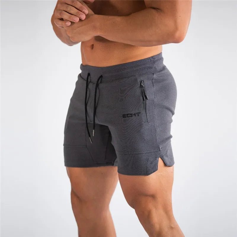 2024 new Sports Shorts Men Beaching Shorts Zip pocket Trousers Bodybuilding Sweatpants Fitness Jogger Running Gyms Men Shorts - MAGUSTA BEAUTY