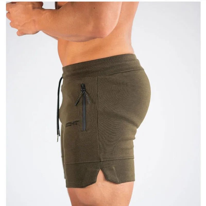 2024 new Sports Shorts Men Beaching Shorts Zip pocket Trousers Bodybuilding Sweatpants Fitness Jogger Running Gyms Men Shorts - MAGUSTA BEAUTY