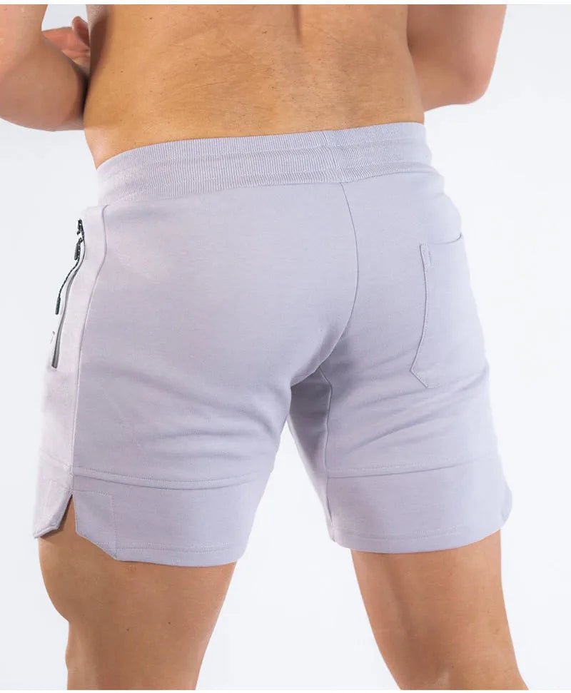 2024 new Sports Shorts Men Beaching Shorts Zip pocket Trousers Bodybuilding Sweatpants Fitness Jogger Running Gyms Men Shorts - MAGUSTA BEAUTY