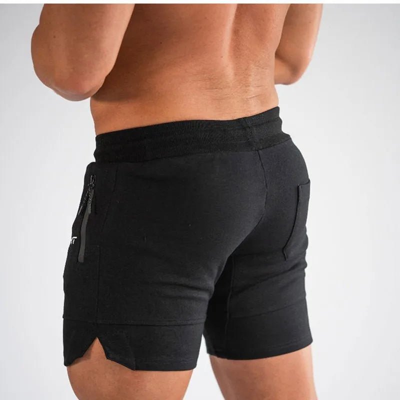 2024 new Sports Shorts Men Beaching Shorts Zip pocket Trousers Bodybuilding Sweatpants Fitness Jogger Running Gyms Men Shorts - MAGUSTA BEAUTY