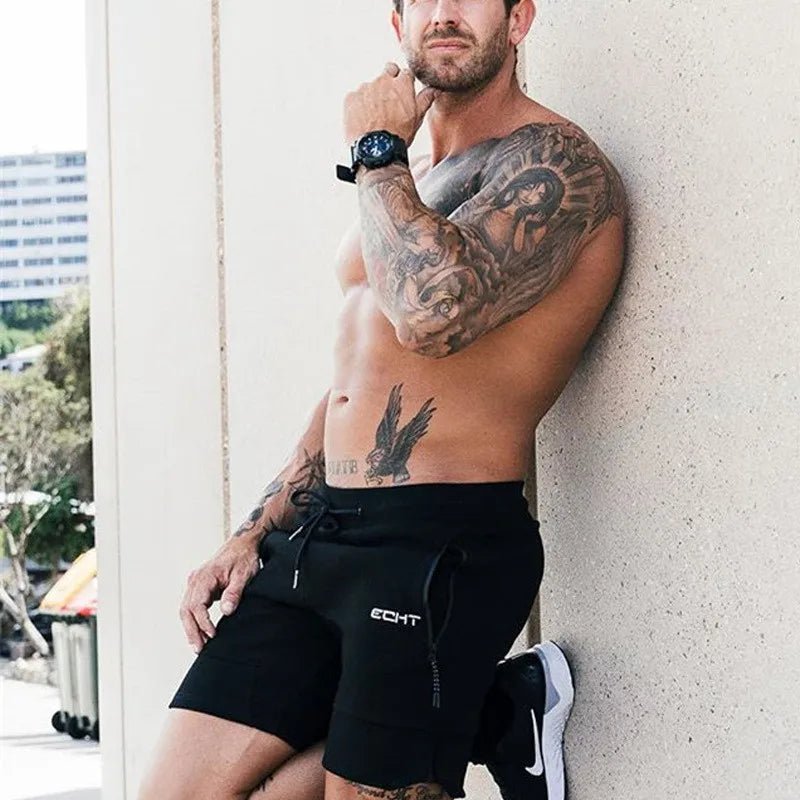 2024 new Sports Shorts Men Beaching Shorts Zip pocket Trousers Bodybuilding Sweatpants Fitness Jogger Running Gyms Men Shorts - MAGUSTA BEAUTY